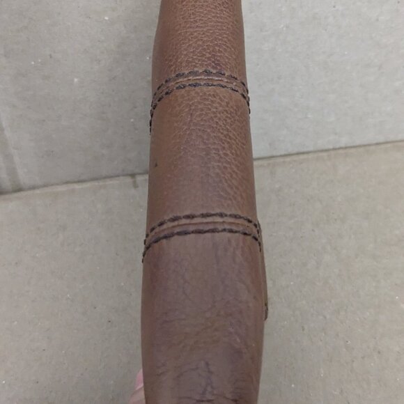 Fossil Brown Leather Wallet Long Live Vintage . - Picture 6 of 14